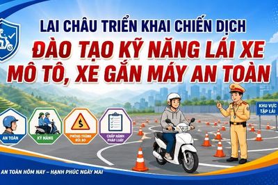 Lai Châu triển khai 'Chiến dịch đào tạo kỹ năng lái xe mô tô, xe gắn máy an toàn'