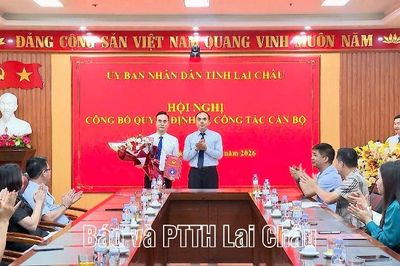 Công bố quyết định tiếp nhận và bổ nhiệm Phó Giám đốc Sở Xây dựng