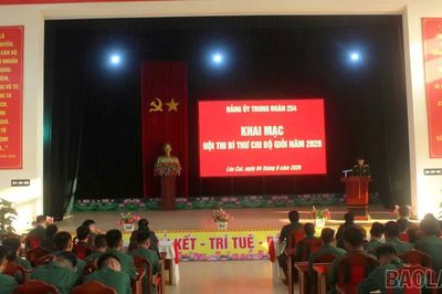 Trung đoàn 254 tổ chức thành công Hội thi Bí thư Chi bộ giỏi cấp Trung đoàn