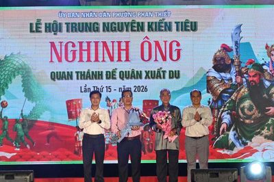 Khai mạc Lễ hội Trung Nguyên Kiến Tiêu phường Phan Thiết lần thứ 15