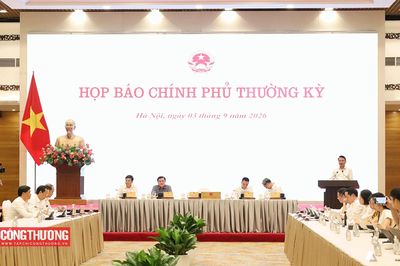 Họp báo Chính phủ thường kỳ tháng 8/2026