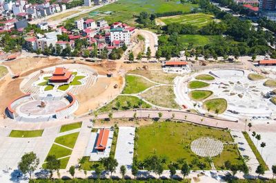 Cận cảnh công viên gần 700 tỷ đồng trước ngày khánh thành ở Bắc Ninh