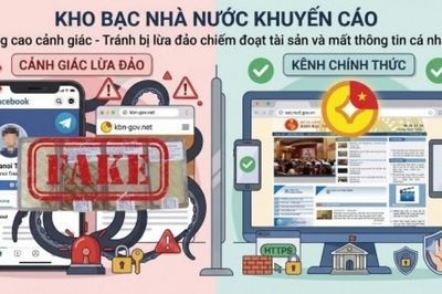 Cảnh giác với các trang mạng xã hội giả mạo Kho bạc Nhà nước