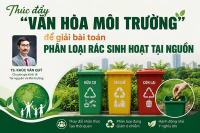 Thúc đẩy “văn hóa môi trường” để giải bài toán phân loại rác sinh hoạt tại nguồn