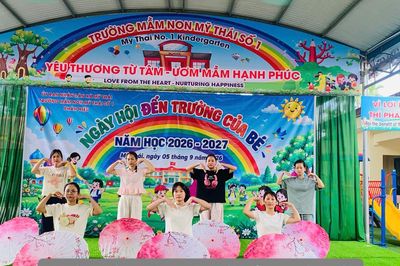 Bắc Ninh: Trường Mầm non Mỹ Thái số 1 sẵn sàng cho 'Ngày hội đến trường của bé'