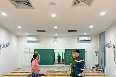 Chủ động bảo đảm PCCC tại các điểm học tạm phục vụ dự án sân bay Gia Bình