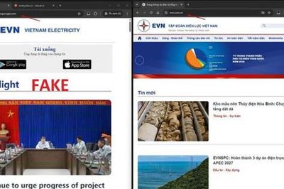 EVNSPC cảnh báo website giả mạo, phát tán mã độc chiếm quyền điện thoại