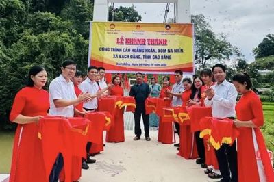 Khánh thành công trình cầu Hoằng Hoản và cầu Hoằng Rài, xã Bạch Đằng