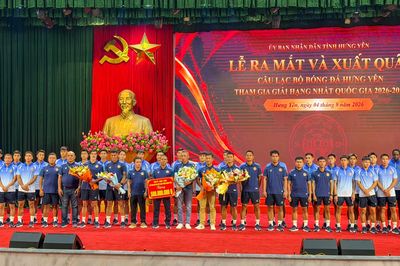 CLB Hưng Yên ra mắt, hướng tới tấm vé dự V-League