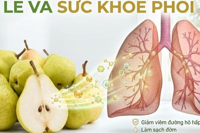 Ăn mấy quả lê mỗi ngày để tốt cho phổi khi thời tiết giao mùa?