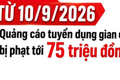 Từ 10/9, quảng cáo tuyển dụng gian dối có thể bị phạt tới 75 triệu đồng