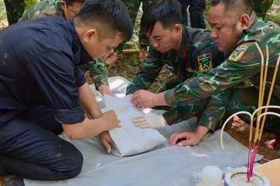 Phát hiện, quy tập hài cốt liệt sĩ tại khu vực biên giới