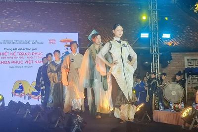 Chung kết và trao giải Cuộc thi 'Thiết kế Thiết kế trang phục từ cảm hứng Văn Miếu - Quốc Tử Giám: Khoa phục Việt Nam'