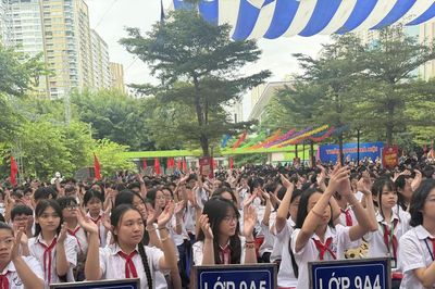 Học sinh mọi miền Tổ quốc cùng chung nhịp khai trường