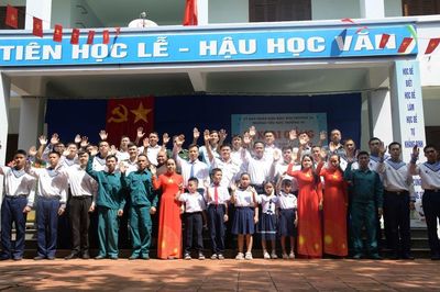 Đặc khu Trường Sa rộn ràng ngày khai giảng năm học mới