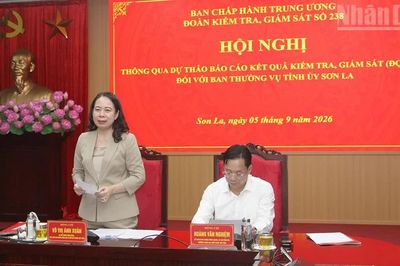 Thông qua dự thảo báo cáo kiểm tra, giám sát đợt 3 đối với Ban Thường vụ Tỉnh ủy Sơn La