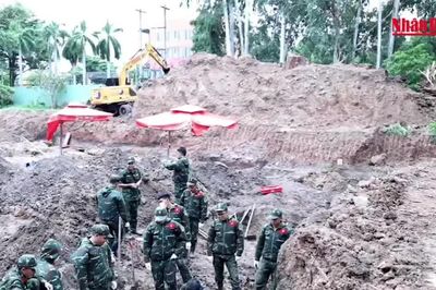 [Video] 582 hài cốt liệt sĩ được tìm thấy tại Công viên Lê Thị Riêng