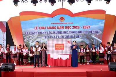 Những mái trường mới và nghĩa tình Công an Huế