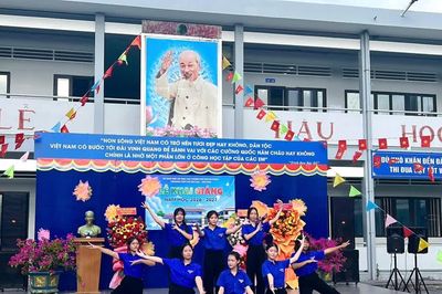 Lễ khai giảng nơi đảo xa