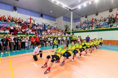 Bùng nổ cảm xúc với môn kéo co tại Hội thao PETROVIETNAM 2026 khu vực phía Nam