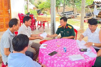 Động viên, hỗ trợ gia đình các ngư dân mất tích trên biển