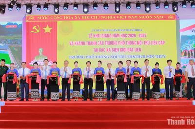 Khai giảng năm học 2026-2027 và khánh thành Trường Phổ thông Nội trú TH&THCS Sơn Thủy