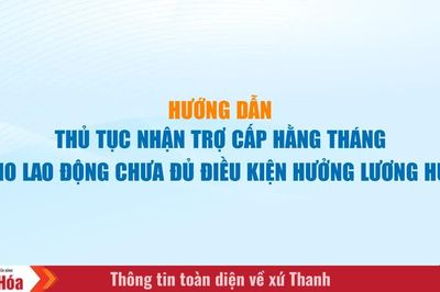 Hướng dẫn thủ tục nhận trợ cấp hằng tháng cho lao động chưa đủ điều kiện hưởng lương hưu