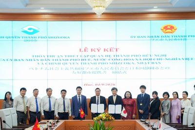 Huế thúc đẩy hợp tác với Shizuoka (Nhật Bản) trong đầu tư, du lịch và công nghệ xanh
