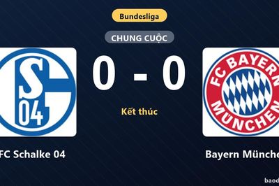 Bị FC Schalke 04 cầm chân, Bayern München lỡ cơ hội bứt phá tại Bundesliga