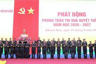 Học viện Hải quân phát động Phong trào thi đua Quyết thắng năm học 2026 - 2027