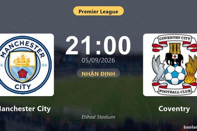 Nhận định Manchester City vs Coventry: Điểm tựa sân nhà