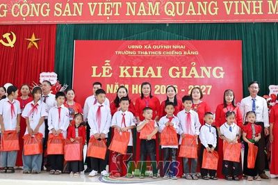 Trường TH&THCS Chiềng Bằng tổ chức Lễ khai giảng năm học 2026 - 2027