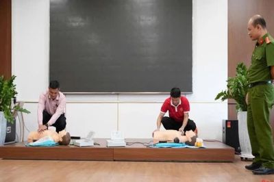 Huấn luyện nghiệp vụ phòng cháy chữa cháy và cứu nạn cứu hộ tại Viettel Cao Bằng