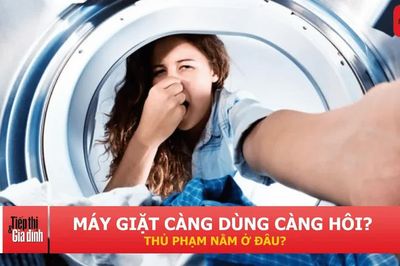 Máy giặt bốc mùi ẩm mốc? 4 bước đơn giản giúp xử lý ngay tại nhà