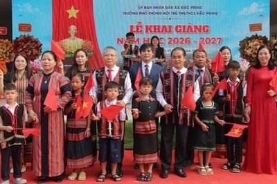 Học sinh miền Trung hân hoan đón chào năm học mới 2026-2027