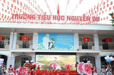 Sức sống mới trong ngày khai giảng ở những ngôi trường sau sáp nhập