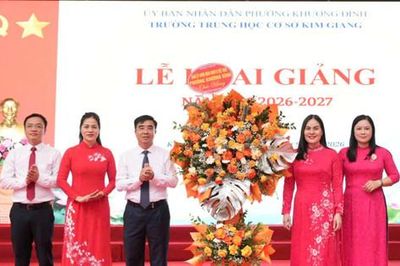 Phường Khương Đình sắp xếp trường học, nâng chất lượng giáo dục