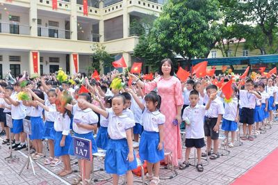 Hà Nội: Lễ khai giảng đặc biệt của Trường Tiểu học Nguyễn Trãi sau sáp nhập