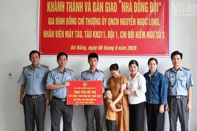 Chi đội Kiểm ngư số 3 khánh thành, bàn giao nhà đồng đội