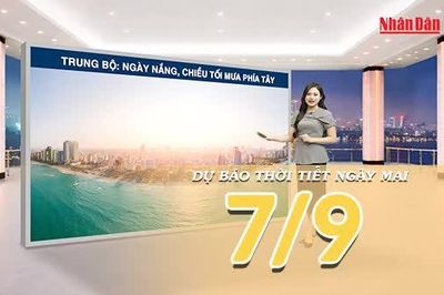 [Video] Dự báo thời tiết đêm nay và ngày mai 7/9/2026: Miền Bắc nắng tăng, phía Nam mưa giảm