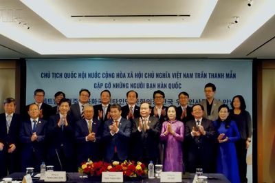 [Video] Chủ tịch Quốc hội Trần Thanh Mẫn gặp gỡ những người bạn Hàn Quốc