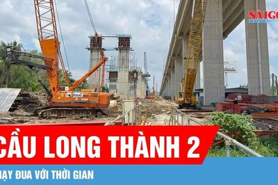 Chạy đua với thời gian thi công cầu Long Thành 2