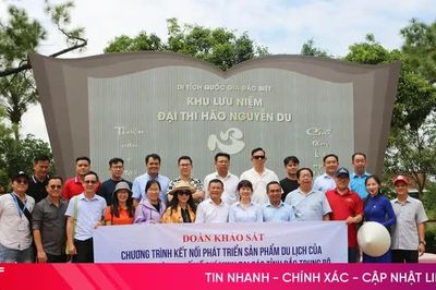 Đoàn Famtrip TP Hồ Chí Minh khảo sát các điểm đến ở Hà Tĩnh