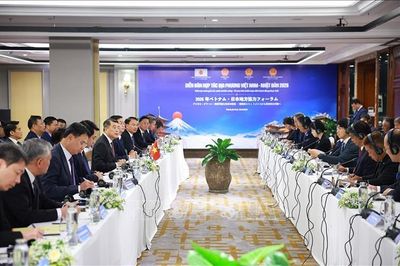 Thủ tướng Lê Minh Hưng làm việc với Đoàn đại biểu địa phương Nhật Bản