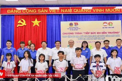 TAND khu vực 16 - TP.HCM lan tỏa yêu thương, tiếp sức đến trường
