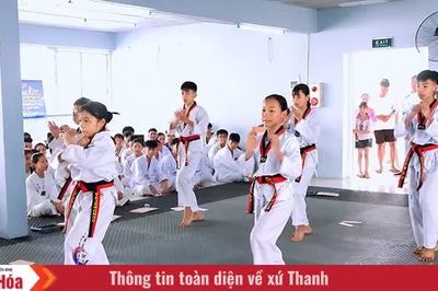 Taekwondo - rèn thể chất, luyện ý chí, dựng tính cách