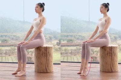 Nâng gót chân khi ngồi có tác dụng gì?