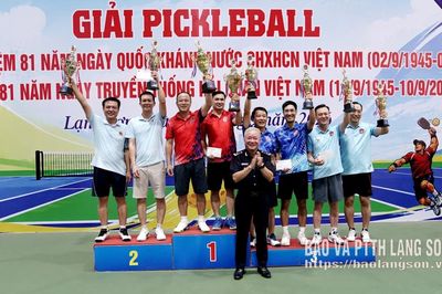 Gần 80 cán bộ, công chức hải quan tham gia giải Pickleball dịp Quốc khánh 2/9