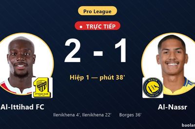 TRỰC TIẾPTrực tiếp Al-Ittihad FC vs Al-Nassr: Al-Nassr rút ngắn cách biệt 2-1
