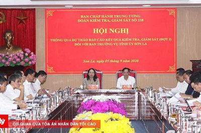 Thông qua dự thảo báo cáo kiểm tra, giám sát đối với Ban Thường vụ Tỉnh ủy Sơn La